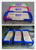 Kindergarten childrens plastic bed childrens cloth bed plastic wooden bed childrens solid wood bed baby nap leisure bed