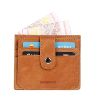 Thẻ gói nam siêu mỏng chủ thẻ nhỏ bằng da nhỏ Thẻ chủ thẻ ngân hàng đặt thẻ ví da đơn giản ví đựng thẻ lv