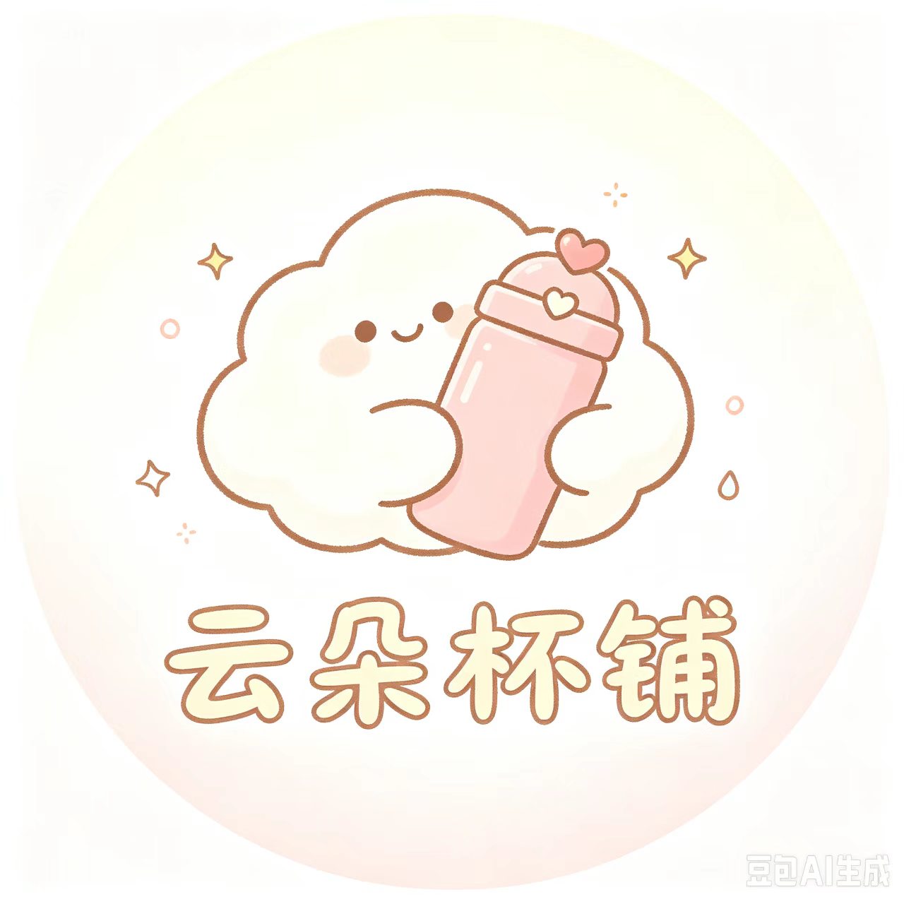 云朵杯铺的LOGO
