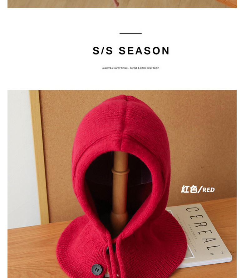 Трикотажная удерживающая тепло накидка, шарф, защита для ушей 