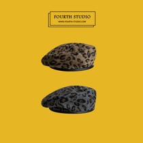 European and American BAO WEN beret girls Japanese British retro small head round Bud hat Korean ins painter hat tide