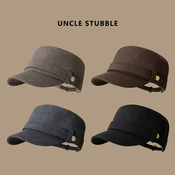 Retro British Style Equestrian Hat, Good Fit, High-Quality Woolen Sailor Hat, Autumn and Winter Elegant Old Money Style Hat for Men and Women