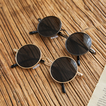 Bride and groom funny sunglasses Female Best Man Group Chinese wedding personality glasses black retro round landlord sunglasses