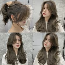 Sultry Linen Color Hair Dye Cream woman herself at home Dyed Hair Pure Rice Brown Blue Black Milk Tea Color Plant Bubble Foam