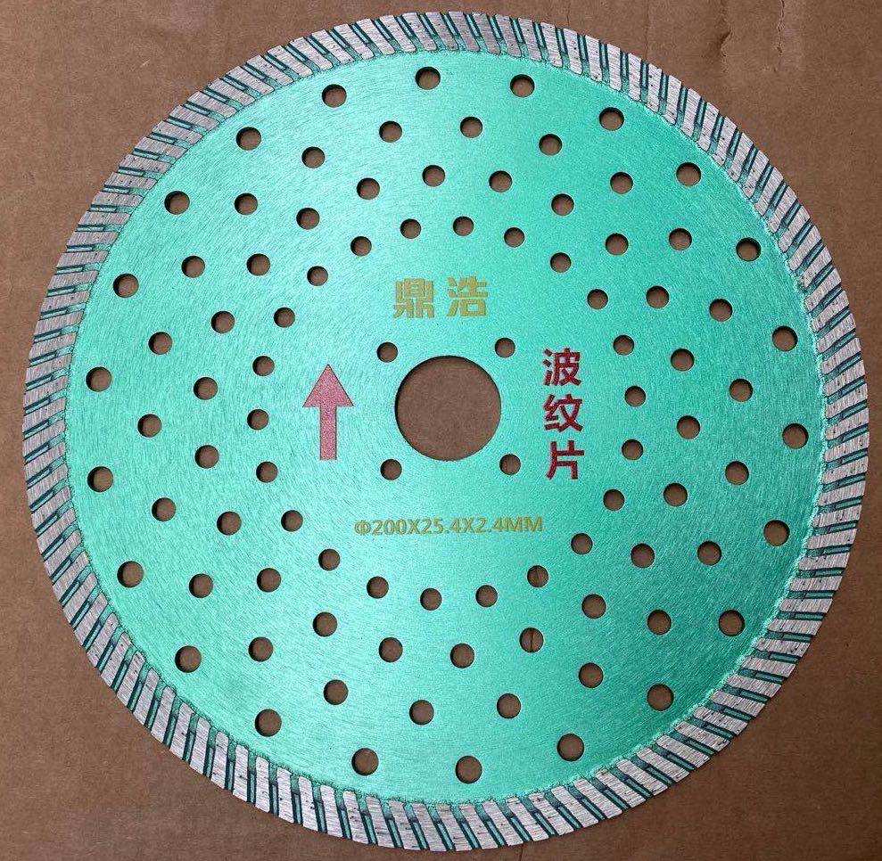 200 corrugated sheet cut-grinding dual-use porous matrix boutique diamond saw blade stone concrete sharper and durable