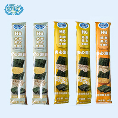 夹心海苔脆芝麻海苔即食