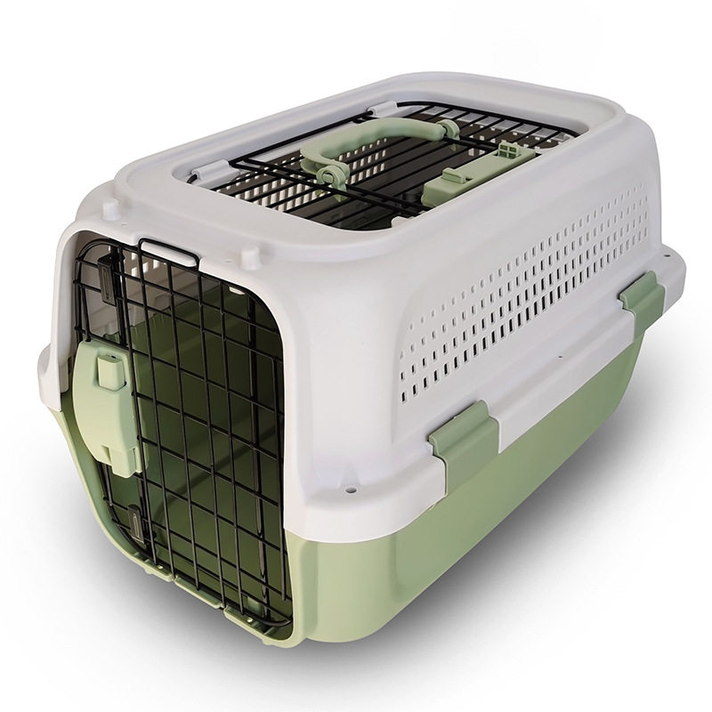 New Air Cage with Skylight Portable Cage Rabbit Dog Cage Shipping Case Pet Air Box Special