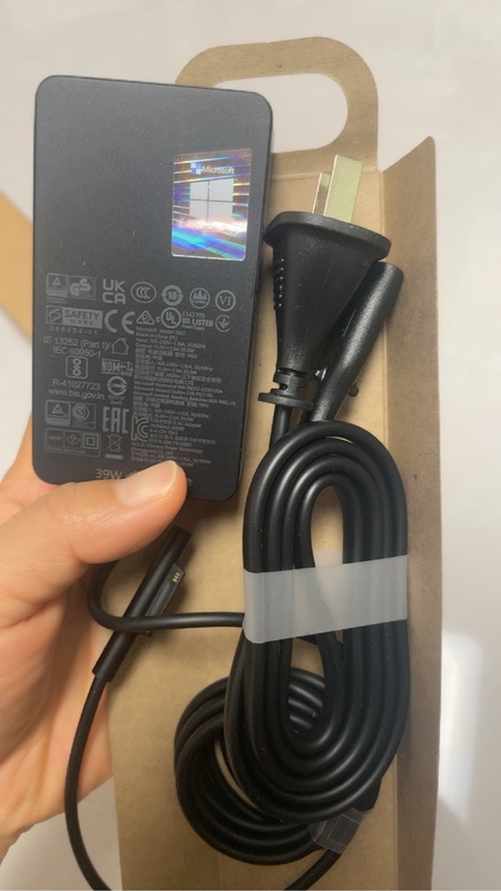 Microsoft Surface39W 1943 Power Adapter Charger Laptop Go/Go2
