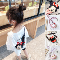 Autumn and winter children cartoon mini silicone crossbody bag fashion baby Foreign style cute coin purse tide little girl