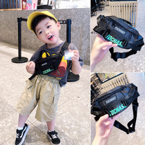 Korean childrens bag baby mini cross bag boys chest bag handsome simple fashion summer running bag snacks backpack
