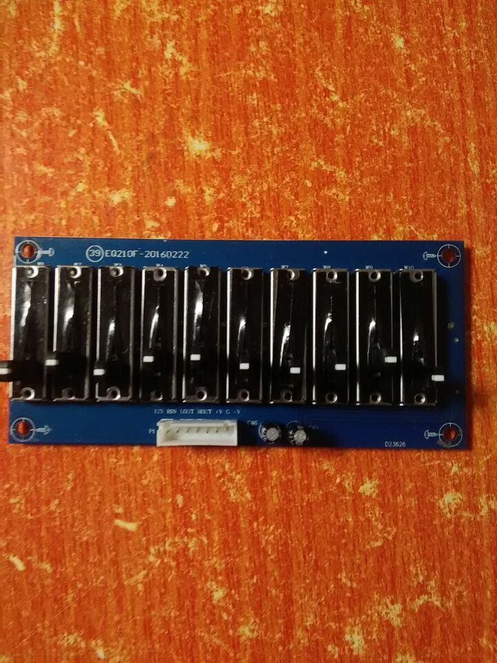Ten-band equalizer EQ board tone board 10-band adjustable pre-board 5-band dual power supply