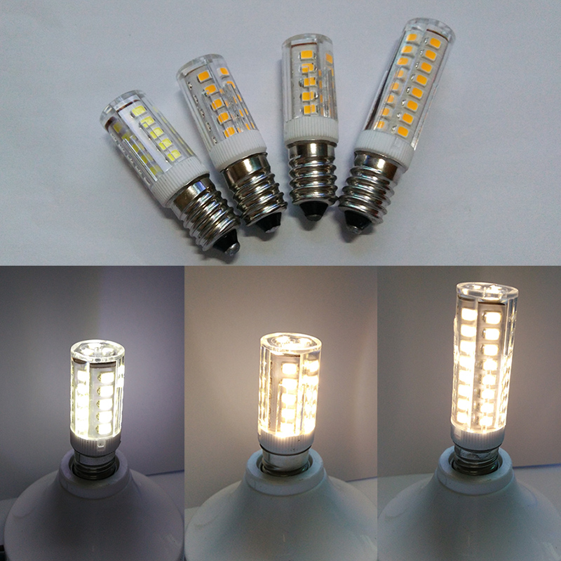 LED energy saving bulb E14 small screw mini crystal candle candle lamp lamp refrigerator light source lamp 7W3W