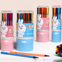 Morning Kecker Watercolor Paper 12 18 24 36 color Waterable Brush Kindergarten paint brush graffiti brush brush brush