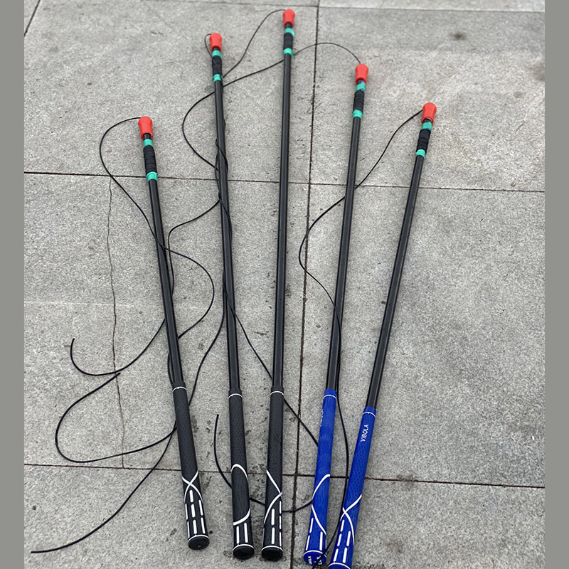 Middle Aged Fitness Top Whip Whip Whip Whip whip Whip Rod glass fiber material Carbon light riding durable without deforming and beating old cattle