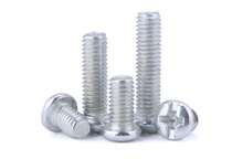 Galvanized cross round head machine tooth screw M4 * 6X8X10X12X16X20X25X30X40X5060 pan head machine wire