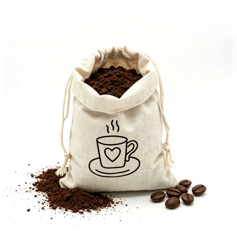 Breathable Coffee Grounds Packaging Bag, Natural Cotton Drawstring Bag, Coffee Bean Recycling Aroma Sachet Bag, ins Simple Style Breathable Coffee Grounds Packaging Bag, Natural Cotton Drawstring Bag, Coffee Bean Recycling Aroma Sachet Bag, ins Simple Style