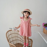 Платье, юбка, летняя одежда, летний милый наряд маленькой принцессы для девочек, в западном стиле