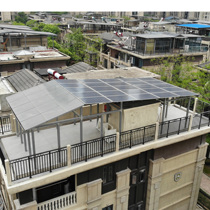Fujian Fuzhou solar power system factory Full set of grid-connected photovoltaic sun room Rain carport insulation and waterproof