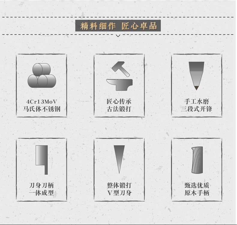 安享好物 安享A级切片刀-龙之艺切片刀  