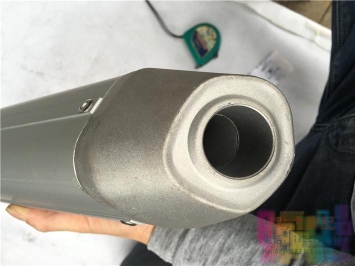 Áp dụng xe máy off-road ống xả phía sau phần 150 Sửa đổi CQR250 Phần phía sau ống xả Nhập khẩu nhôm nguyên chất - Ống xả xe máy ốp pô xe vision