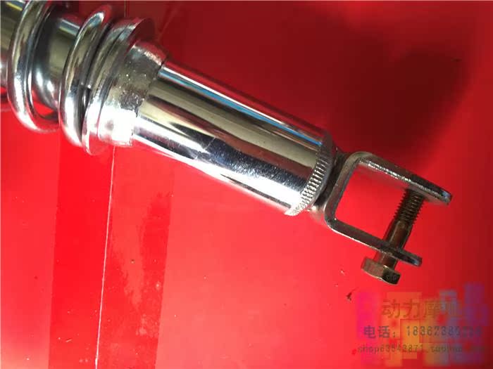 Xe máy giảm xóc 骠 đi xe Jialing xuyên quốc gia sửa đổi bắp cải dài sau cú sốc 370mm lỗ khoảng cách phụ kiện 	giá cả các loại giảm xóc xe máy