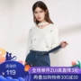 Hàng trăm hình ảnh xuân 2019 mới giảm béo áo len chạm đáy áo len thêu áo len nữ - Đan Cardigan áo len croptop