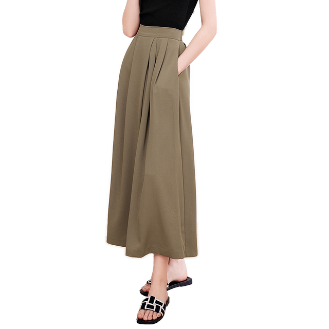 Betu Baitu Women's Clothing 2025 Summer New High Waist Slim Loose Fashionable Lazy Wide Leg Casual Pants
