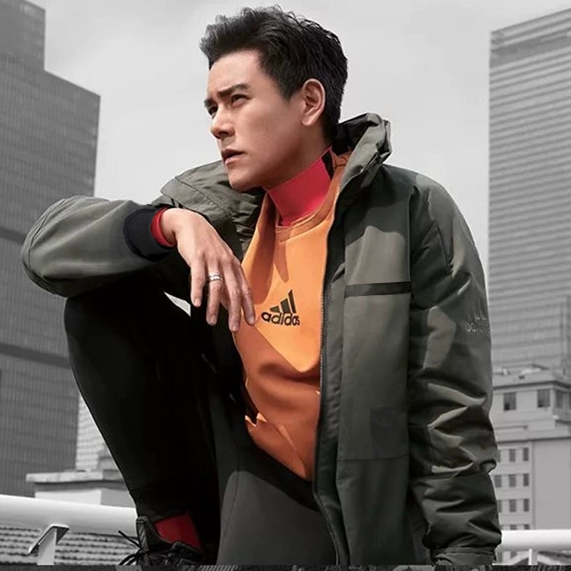 Rõ ràng Adidas Áo khoác Adidas dành cho nam Áo khoác thể thao vải nhung và chống gió mới FJ0262 - Áo khoác thể thao / áo khoác