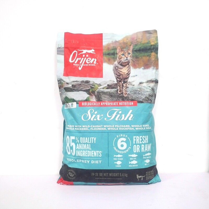 Craving Love Kenya Six Types of Fish Ocean Feast High-Protein Fish Meat Cat Food 5.4kg Aluminum Foil Bag Packaging