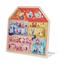 TOI Tuyi Wooden Fairy House Childrens Puzzle Block Baby Early Education Toy Boys and Girls 5-8 Years Old