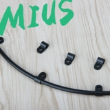 Mius Black R -образная карта. Клипная карта пряжка для лесного спрей -распылитель Система увлажнения 6,5 мм.