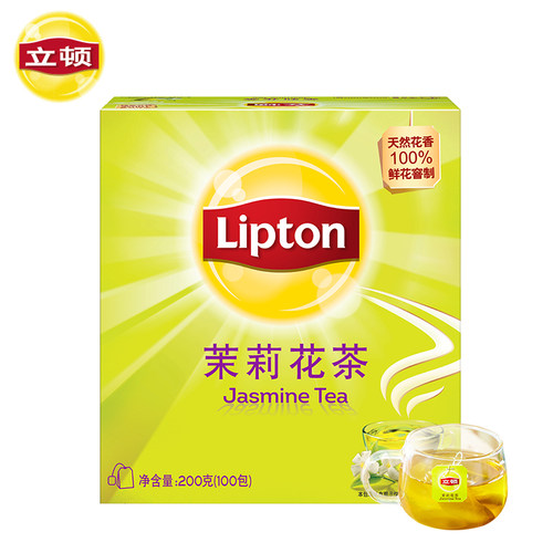 Lipton立顿 茉莉花茶包100包200g