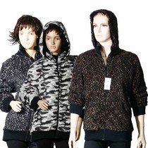 Daily single men and women outdoor thick warm cardigan hooded monkey fleece assault jacket inner soft shell Winter fattening size