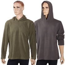 Foreign trade day single men and women winter warm fleece hooded sports Home clothing long sleeve t-shirt shirt top base shirt