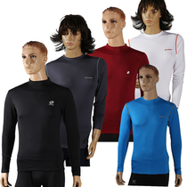 Foreign trade day single PRO gradient compression pants for men and women fine velvet tights compression pants golf base shirt set