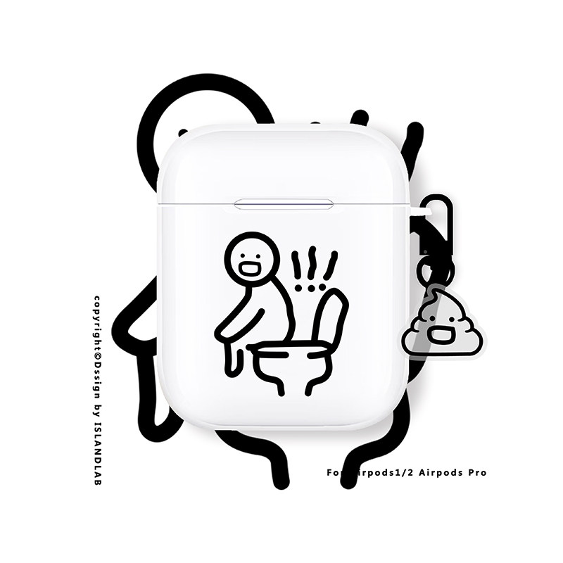 Creativity to blame Small crowdapplicable AirPods pro protective sleeves 2 3 generation transparent Softshell Apple Bluetooth headsets sleeve