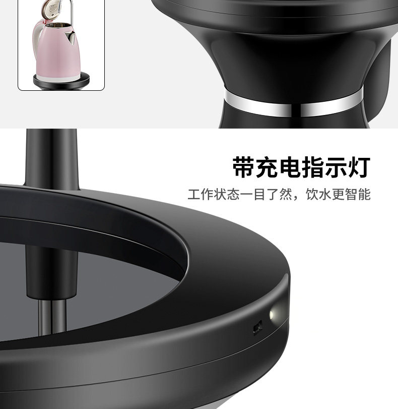 一键出水/无线使用,美能迪桶装水电动抽水器39元