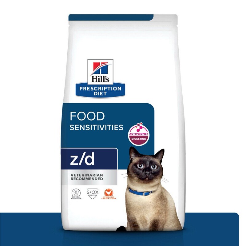 Hills American Prescription Cat Food/Zd/Low-Allergen Zd Hypoallergenic Food 1.8kg Taiwan Official Agent Version