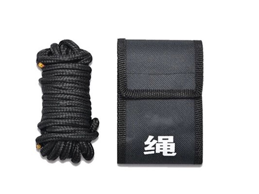 Security Restraint Rope Capture Binding Restraint Strap Fixed Bondage Rope 5m Black Security Supplies Safety Rope