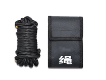 Security restraint rope catch binding restraint belt fixed tie rope 5m black security supplies safety rope