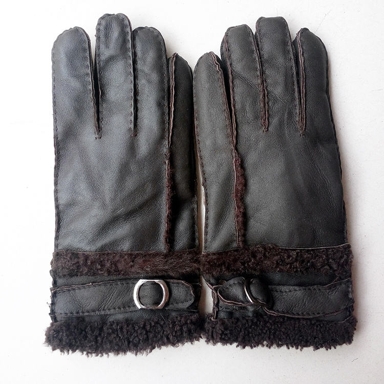 Gants pour homme en peau de mouton - Ref 2781443 Image 7