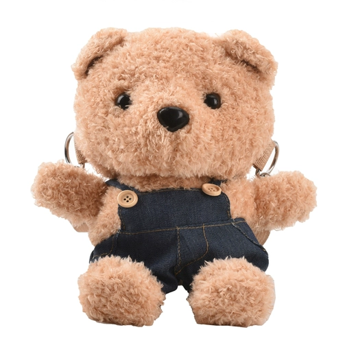 Мультяшная милая плюшевая сумка через плечо, сумка на одно плечо, сумка для телефона, кукла, с медвежатами, популярно в интернете, подарок на день рождения