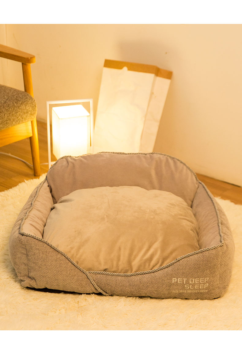 Cũi ấm mùa đông thú cưng mèo xả rác bốn mùa phổ quát chó giường có thể giặt chó mèo Teddy chó nhỏ cung cấp - Cat / Dog hàng ngày Neccessities bát ăn cho mèo