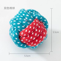 Двухцветные хлопковые шарики