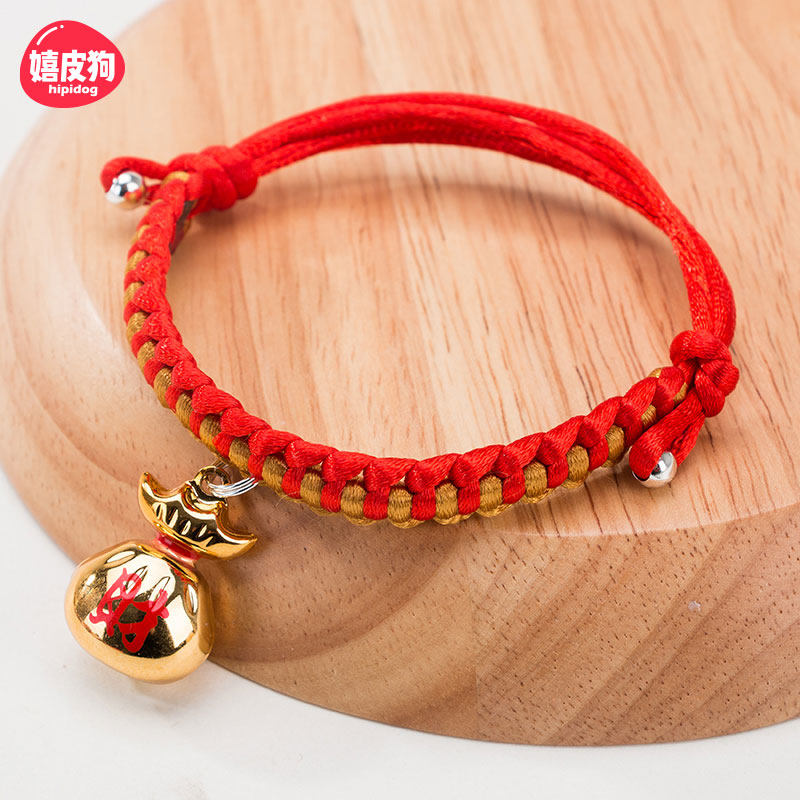 Knitted Item Circle Puppy bell Bell Super Loud Necklace Teddy Boomey Small Dog Anti-Fabric Puppet Kitty Decorations Neck Ring