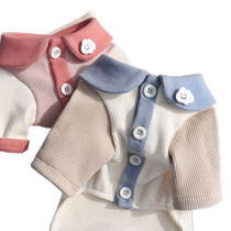 Cute dog clothes spring and autumn bottoming shirt small dog Bichon Frize Teddy Schnauzer pet spring thin