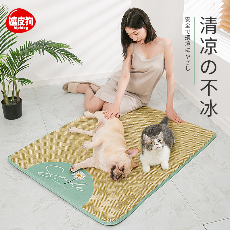 Pets cool mat dogs ice mat kittens with four seasons mat dog cogs summer dog mattresses cool cushion resistant to bite