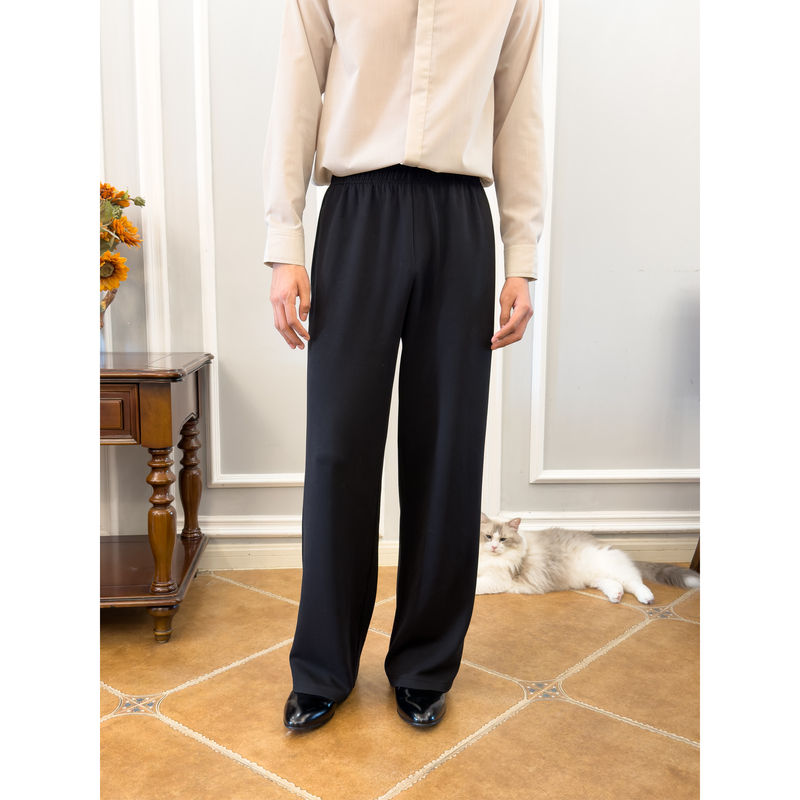 Bikamade｜Imported Modal Blended Cotton Natural Fiber Drawstring Elastic Long Sweatpants