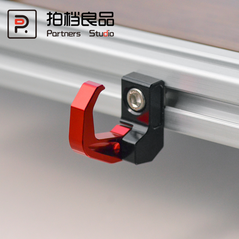 Aluminum Profile Hooks Are Suitable for 30/40 Type No-Drill Foldable Movable Hooks for Hanging Clothes and Hats Aluminum Profile Hooks Are Suitable for 30/40 Type No-Drill Foldable Movable Hooks for Hanging Clothes and Hats