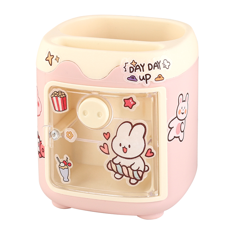 Piggy Pen Holder Cute Storage Artifact Pen Holder
